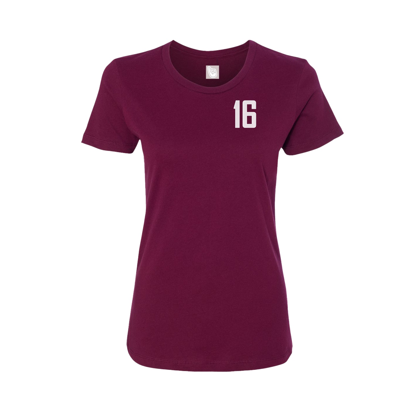 Womens Tee — Front Shirsy in Maroon