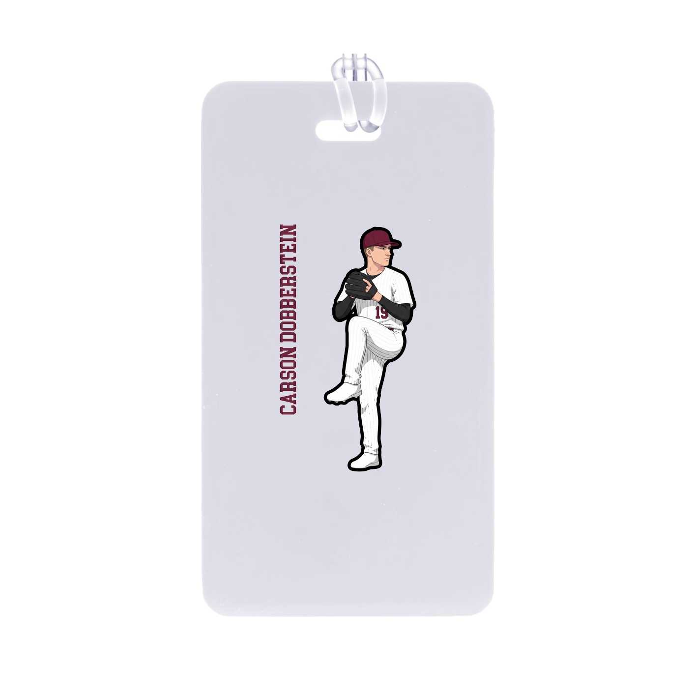 Bag Tag — Name Vertical in Classic
