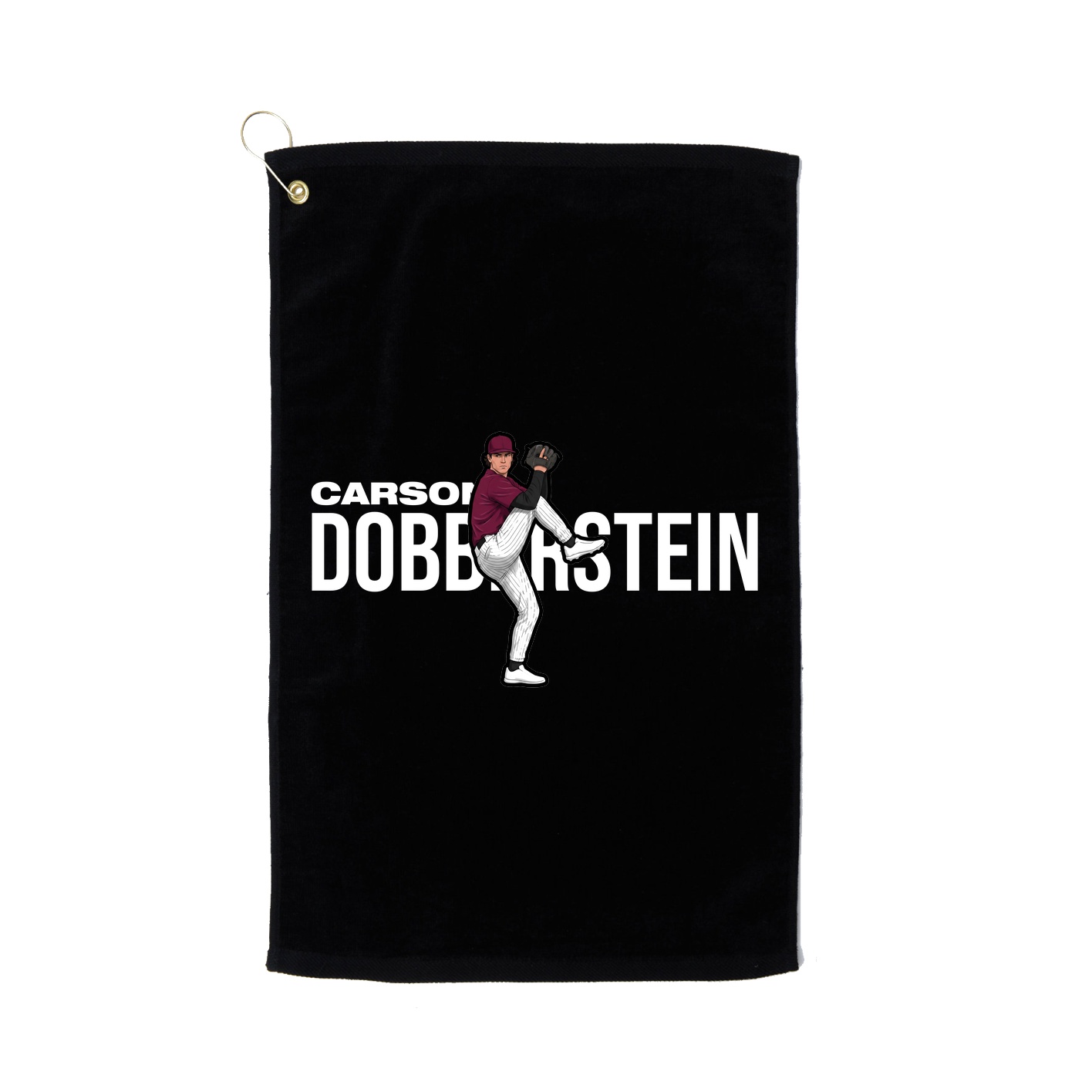 Golf Towel — Player Name in Black