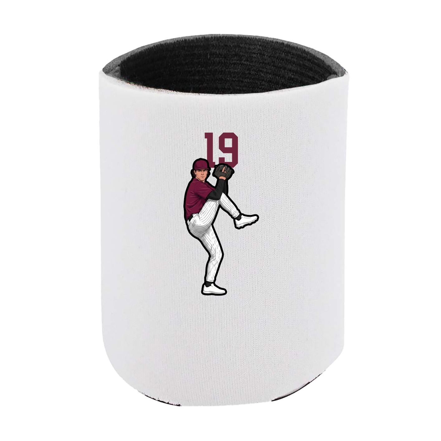 Can Holder — Number Top in White
