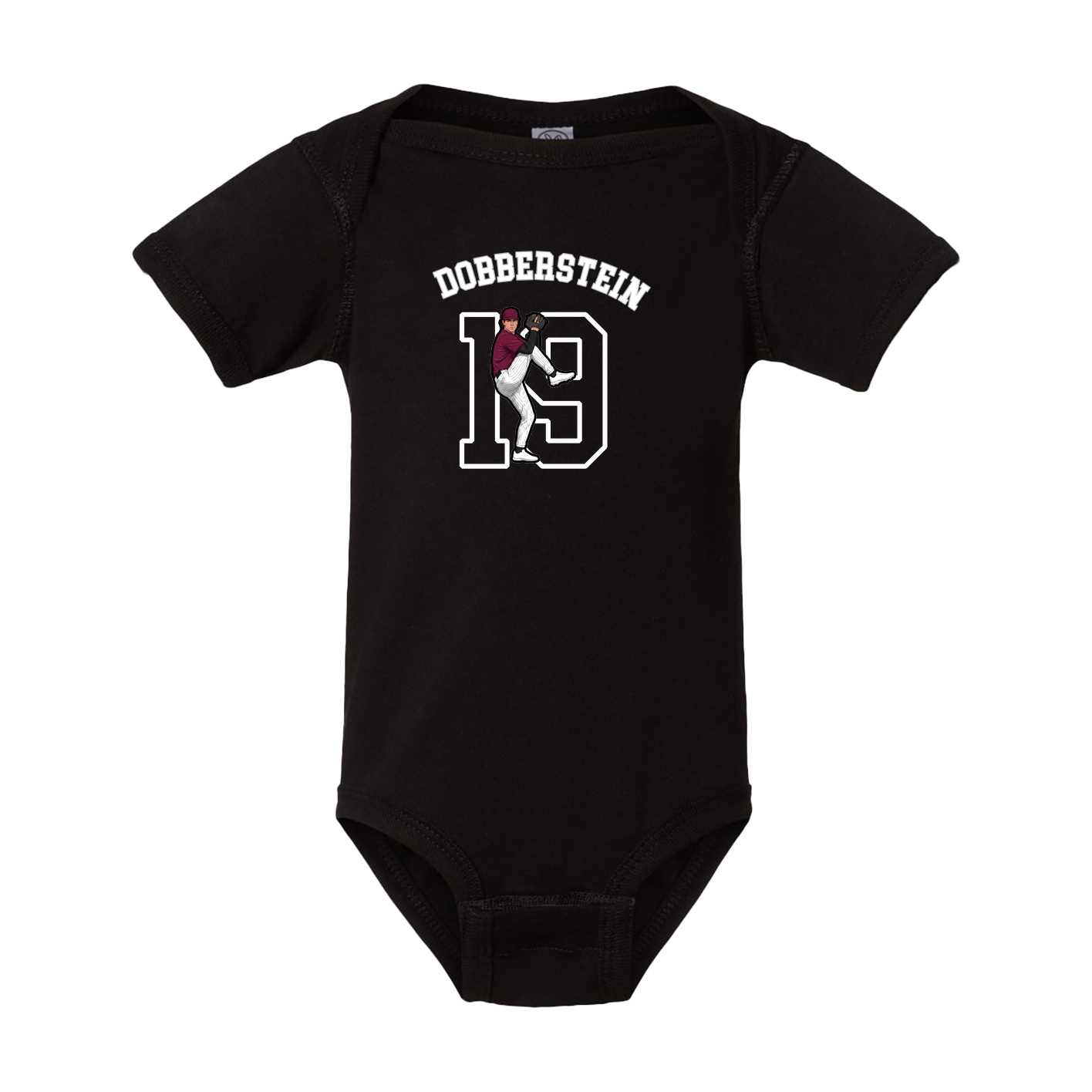 Baby Onesie — Shirsey Arch in Black