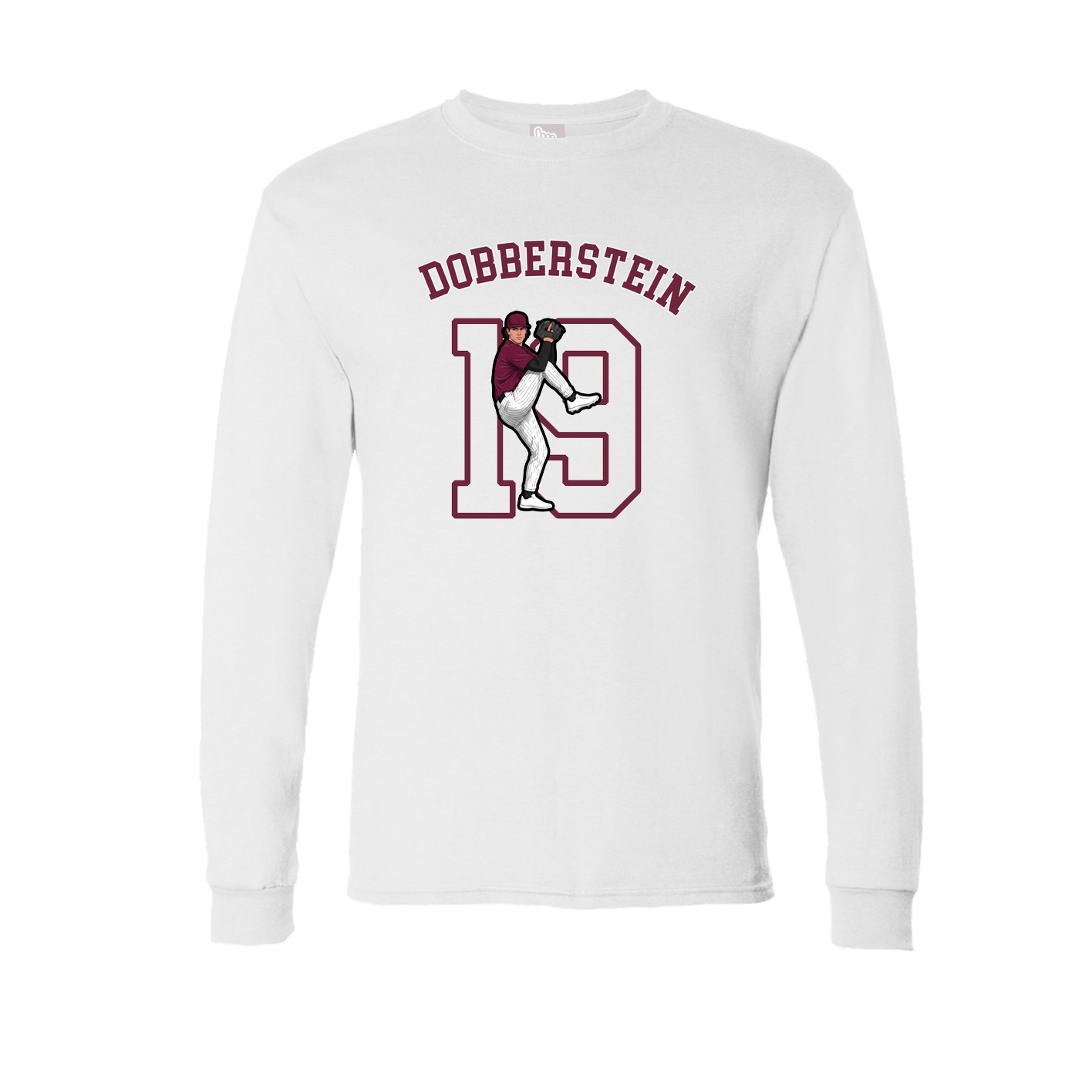 Long Sleeve Tee — Shirsey Arch in White