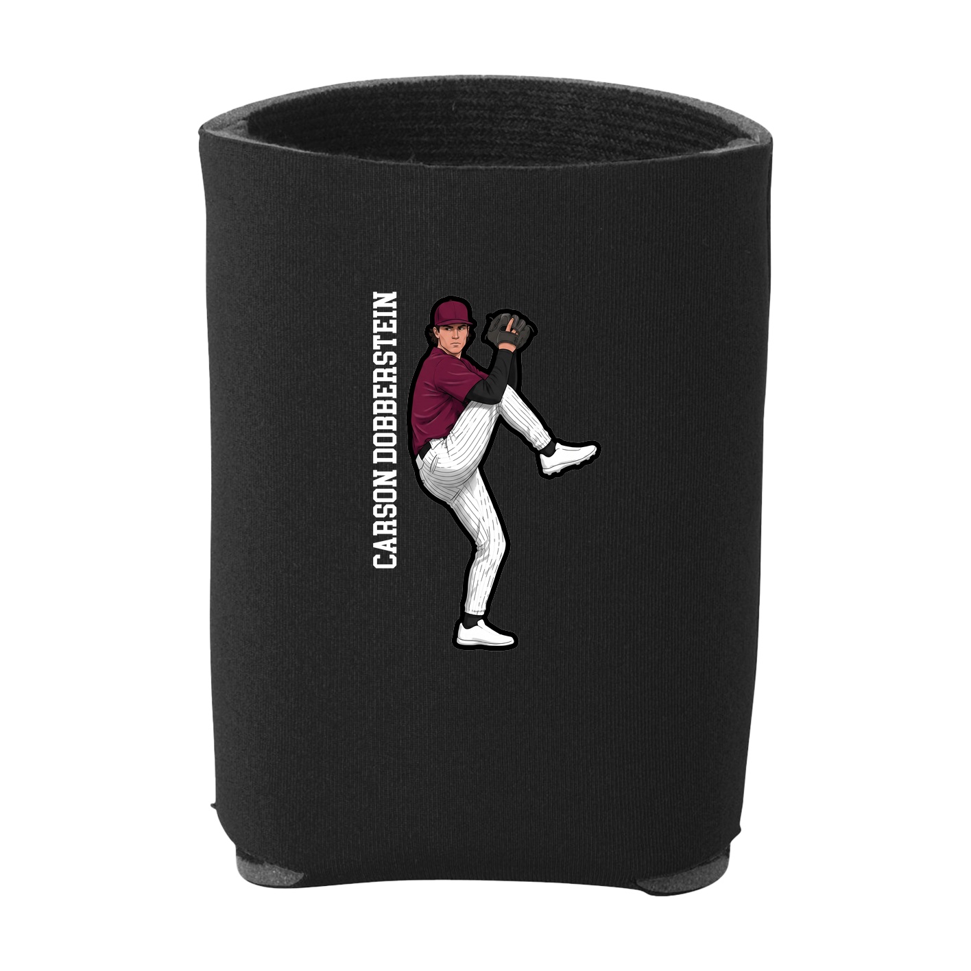 Can Holder — Name Vertical in Black