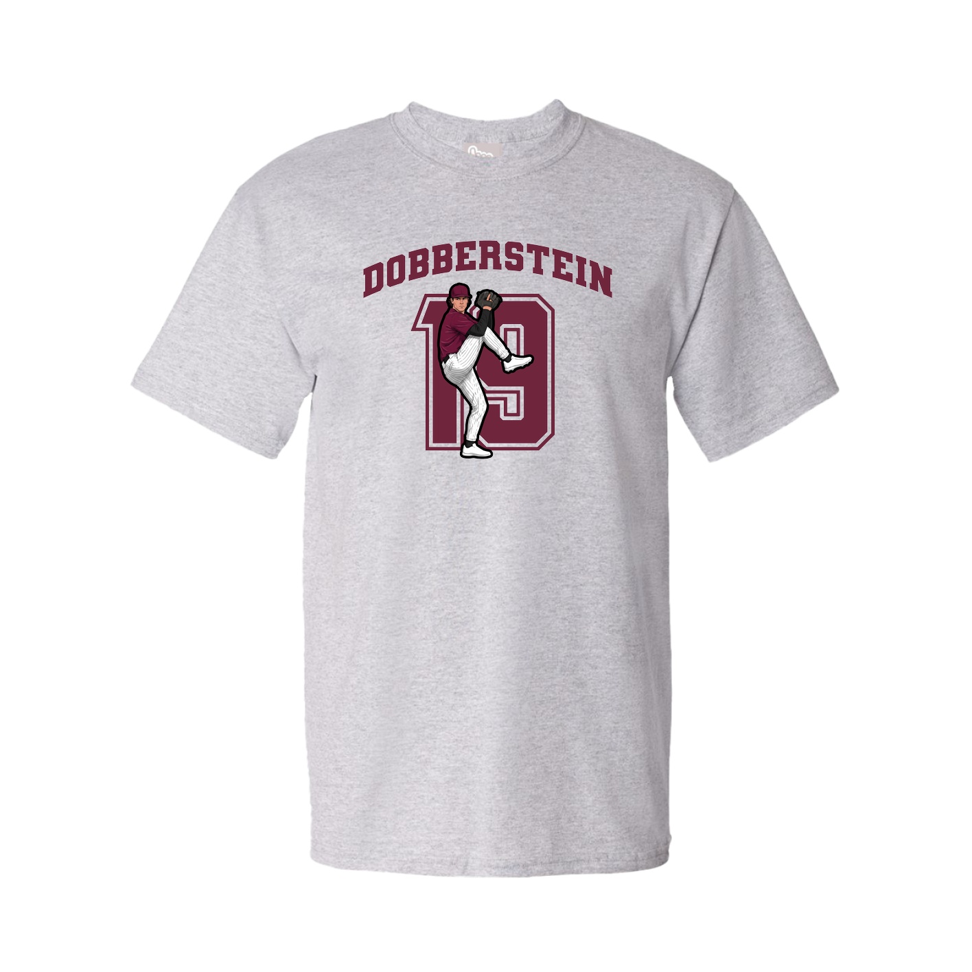 Youth Tee — Number in Grey