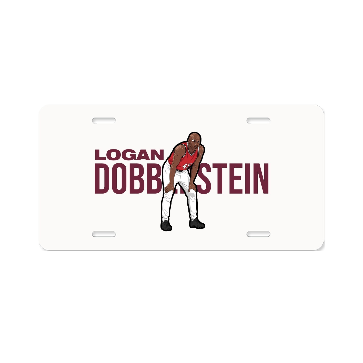 License Plate — Player Name in Classic