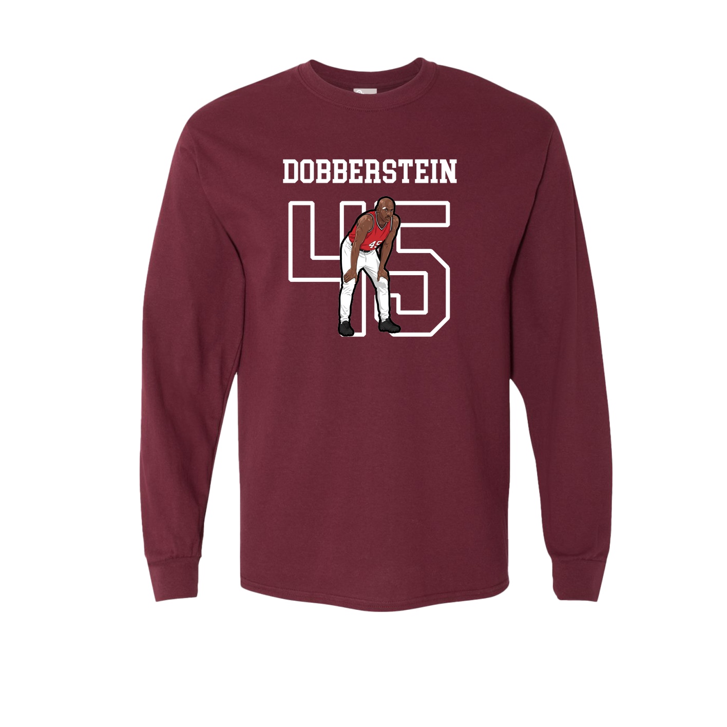 Long Sleeve Tee — Shirsey in Maroon
