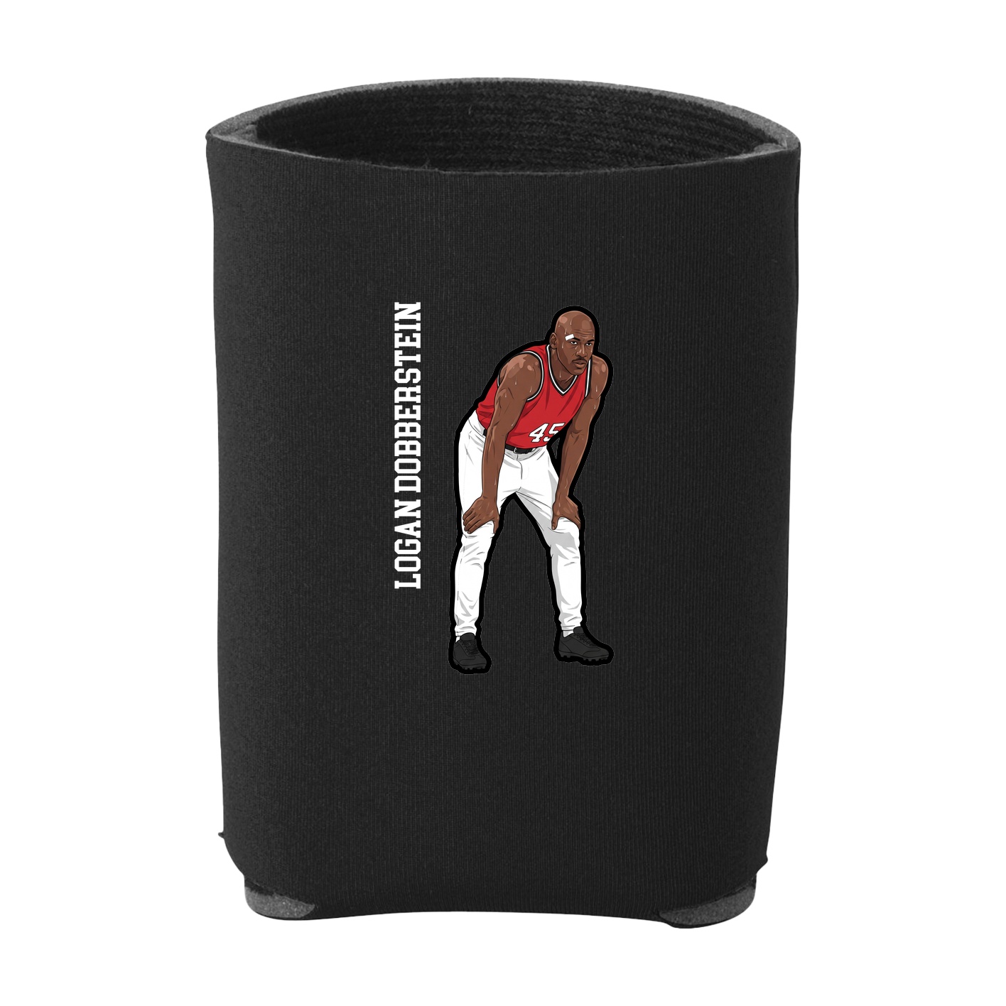 Can Holder — Name Vertical in Black