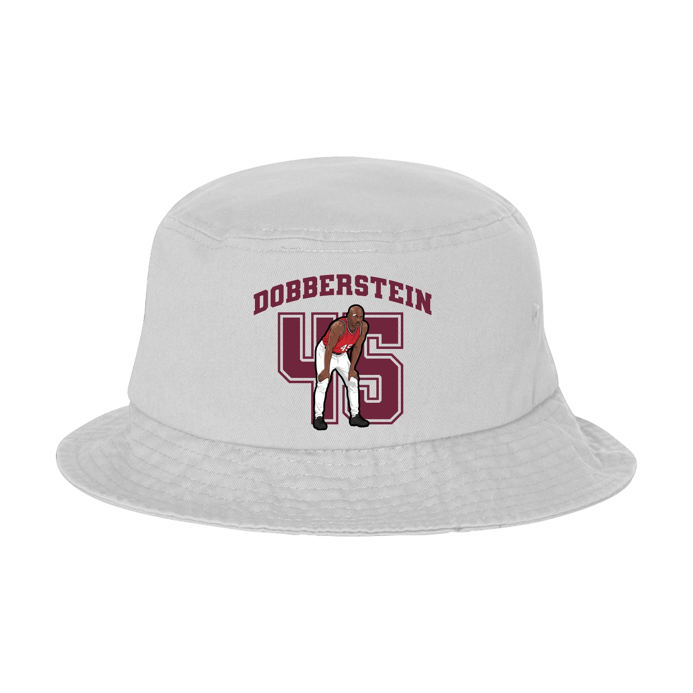 Bucket Cap — Number in White