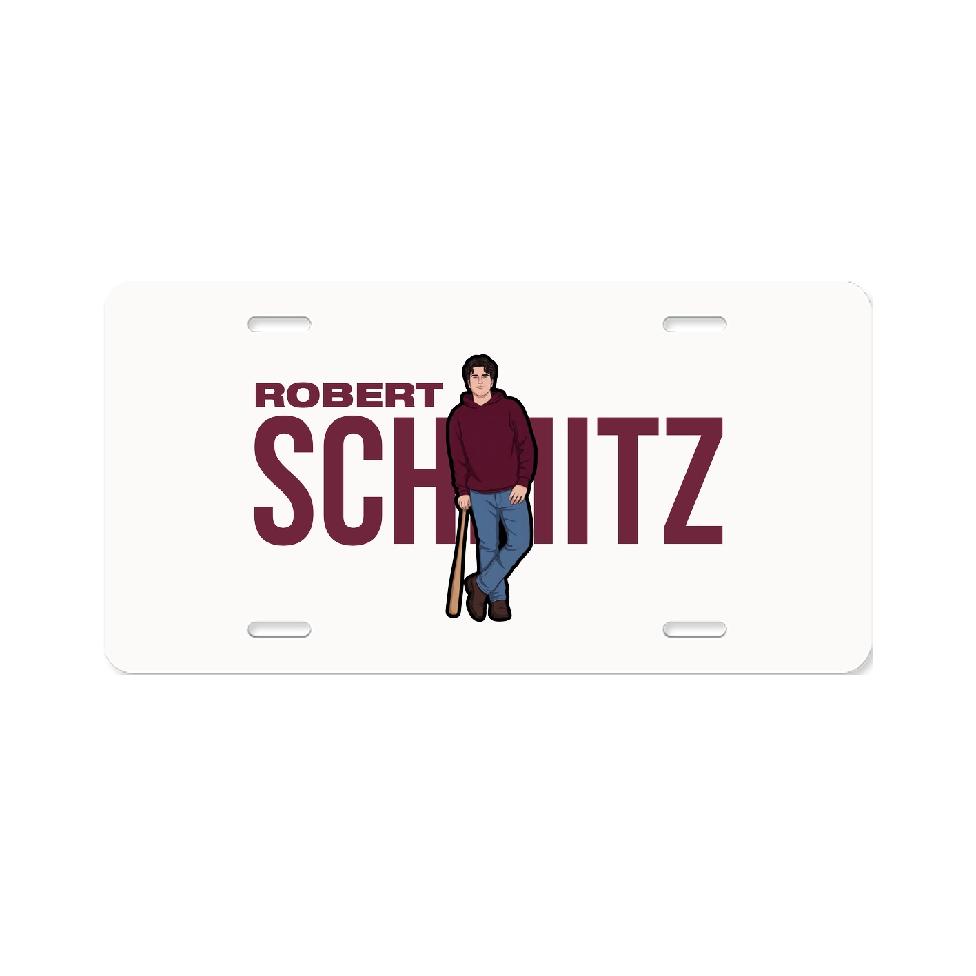 License Plate — Player Name in Classic