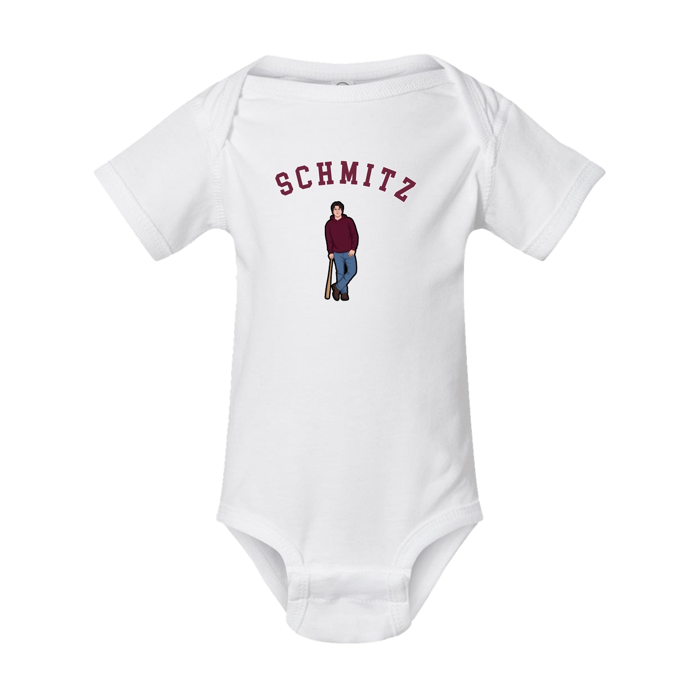 Baby Onesie — Shirsey Arch in White