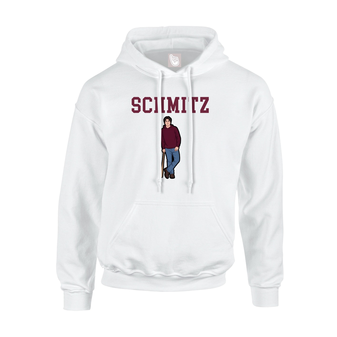 Youth Hoodie — Shirsey in White