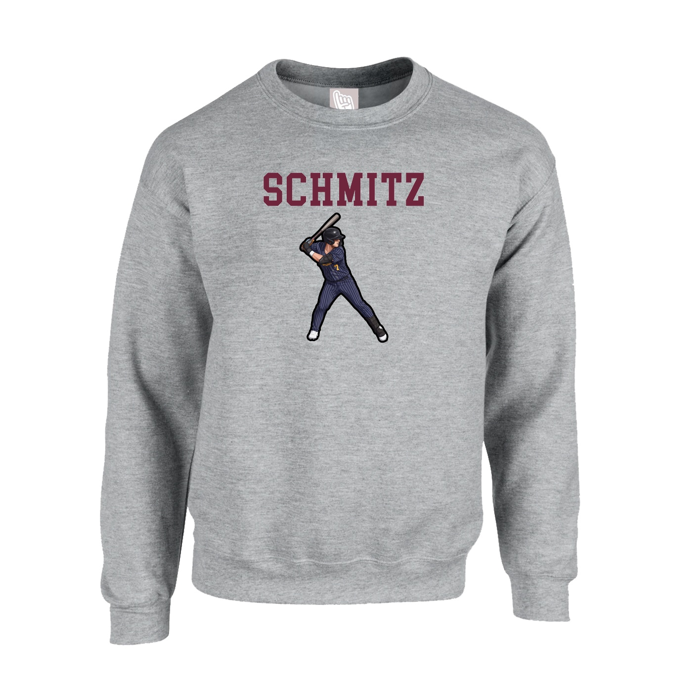 Fleece Crew — Shirsey in Grey