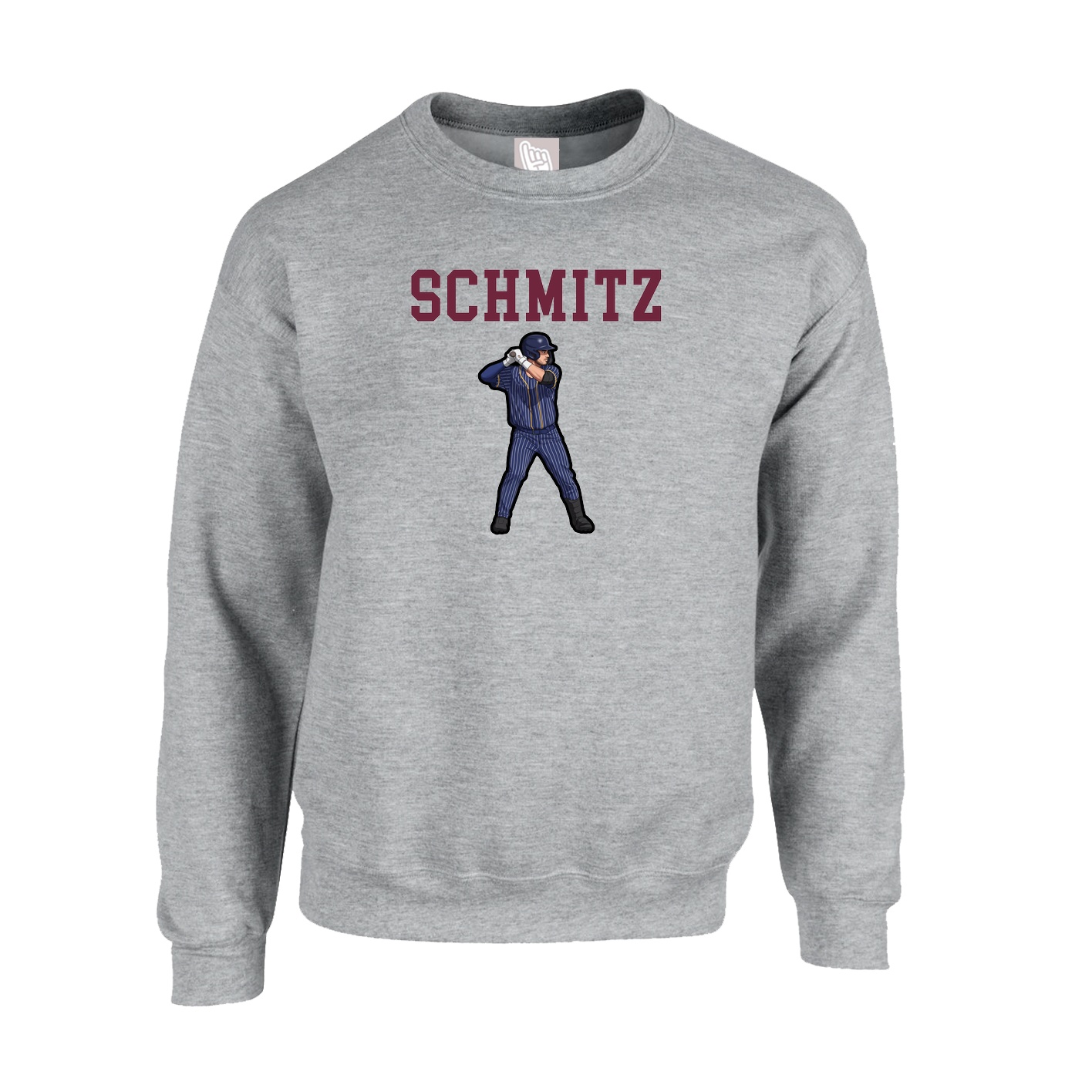 Fleece Crew — Shirsey in Grey