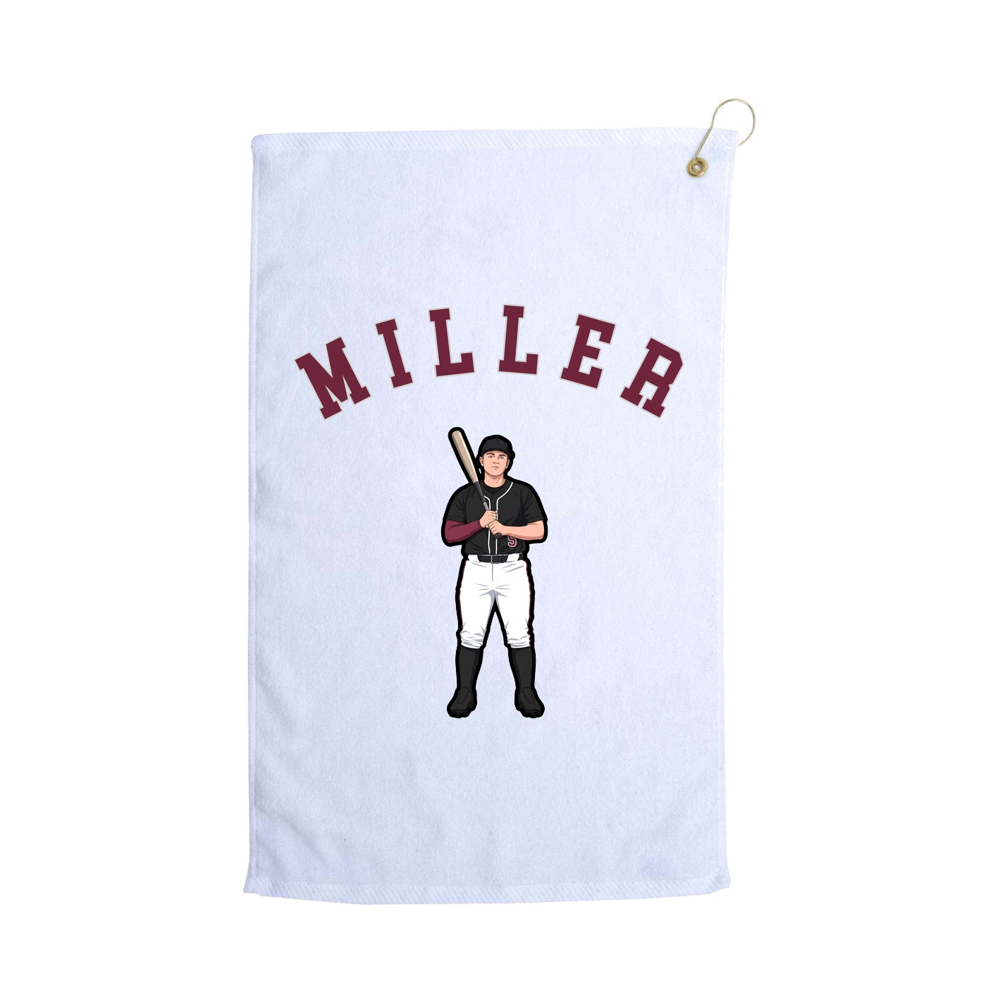 Golf Towel — Shirsey Arch in White