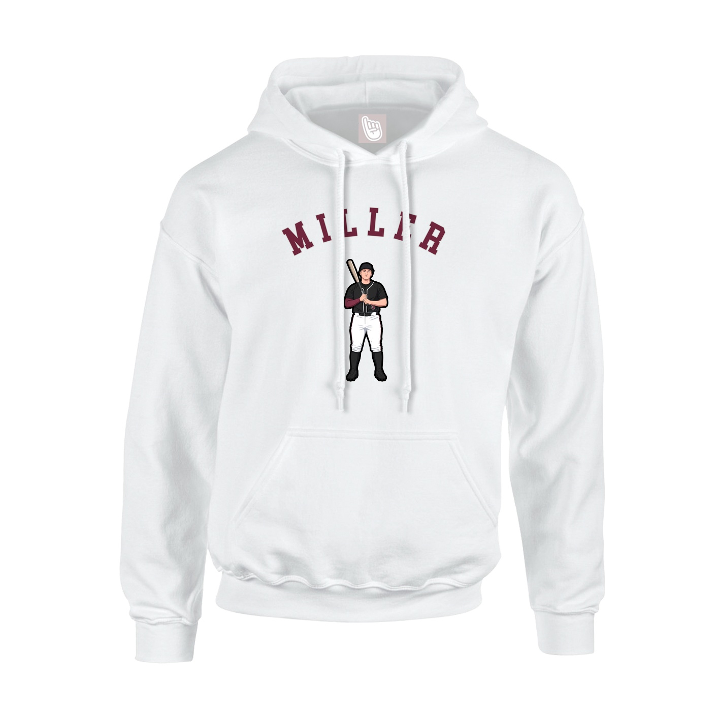 Hoodie — Shirsey Arch in White