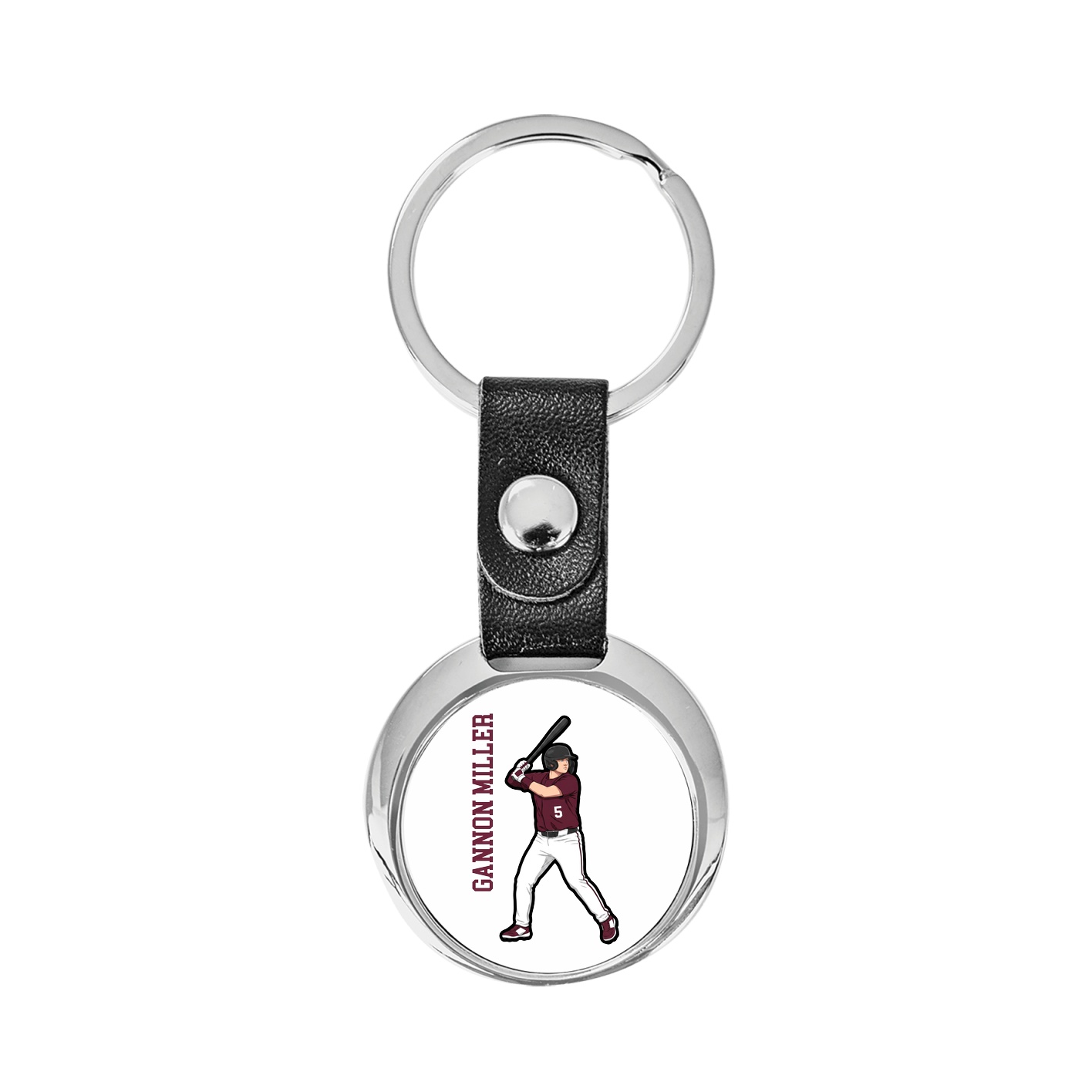 Key Chain — Name Vertical in Classic