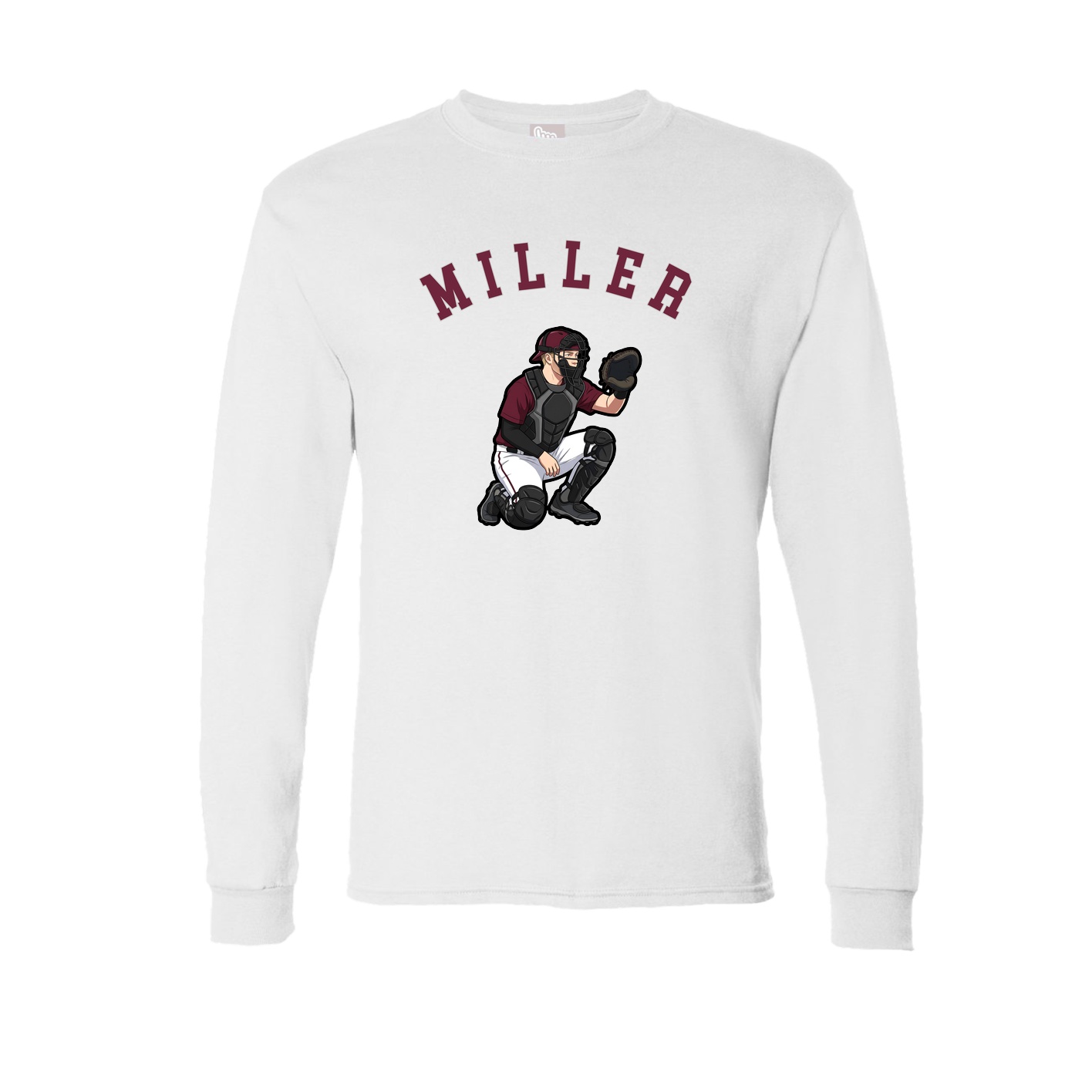 Long Sleeve Tee — Shirsey Arch in White