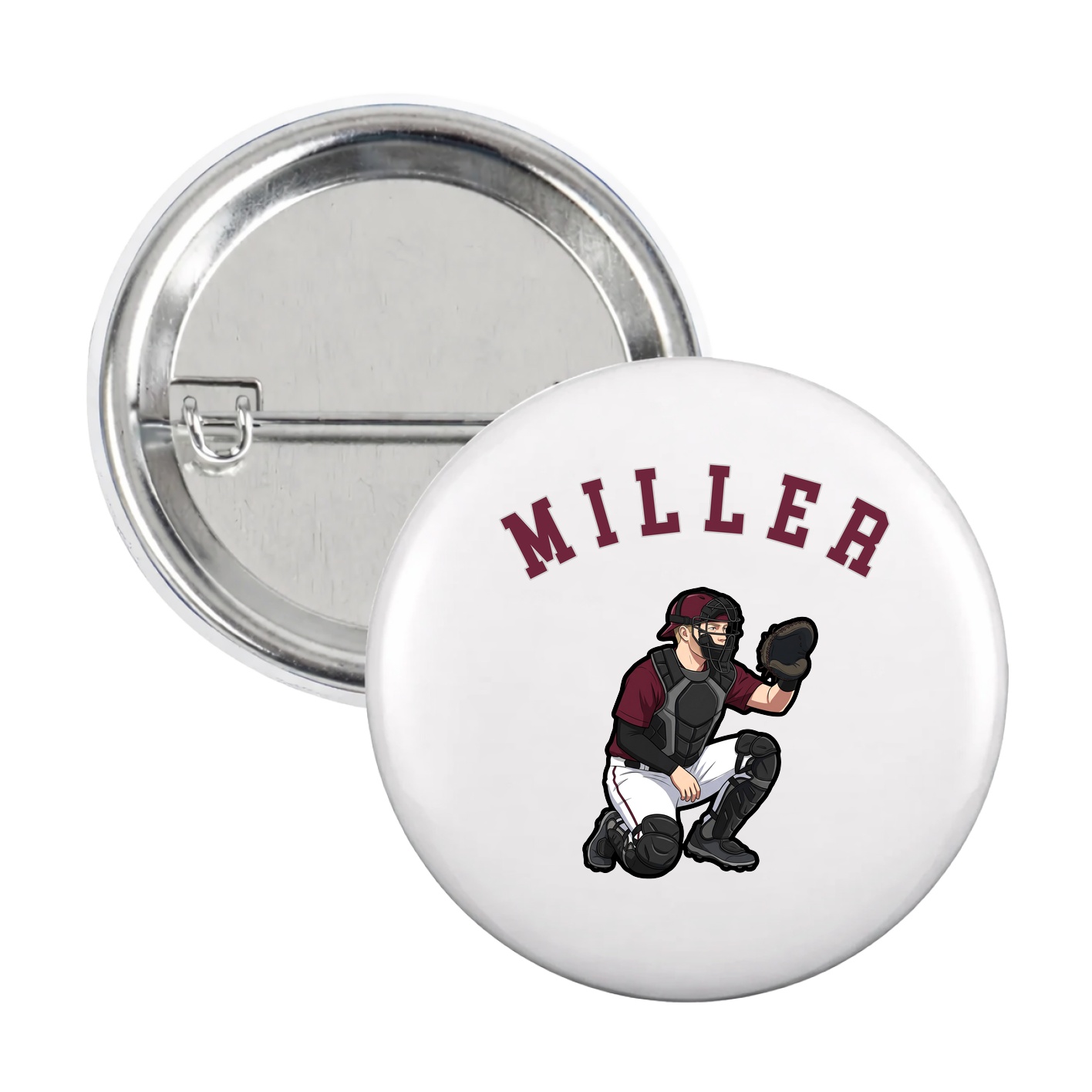 Game Day Button — Shirsey Arch in White