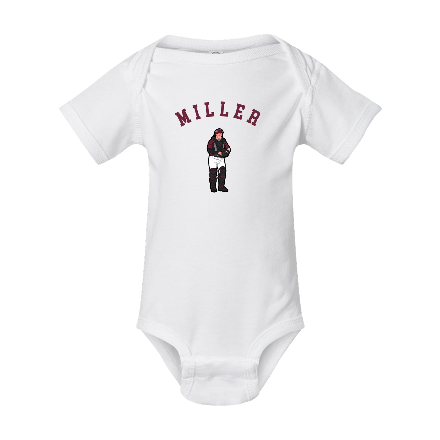 Baby Onesie — Shirsey Arch in White