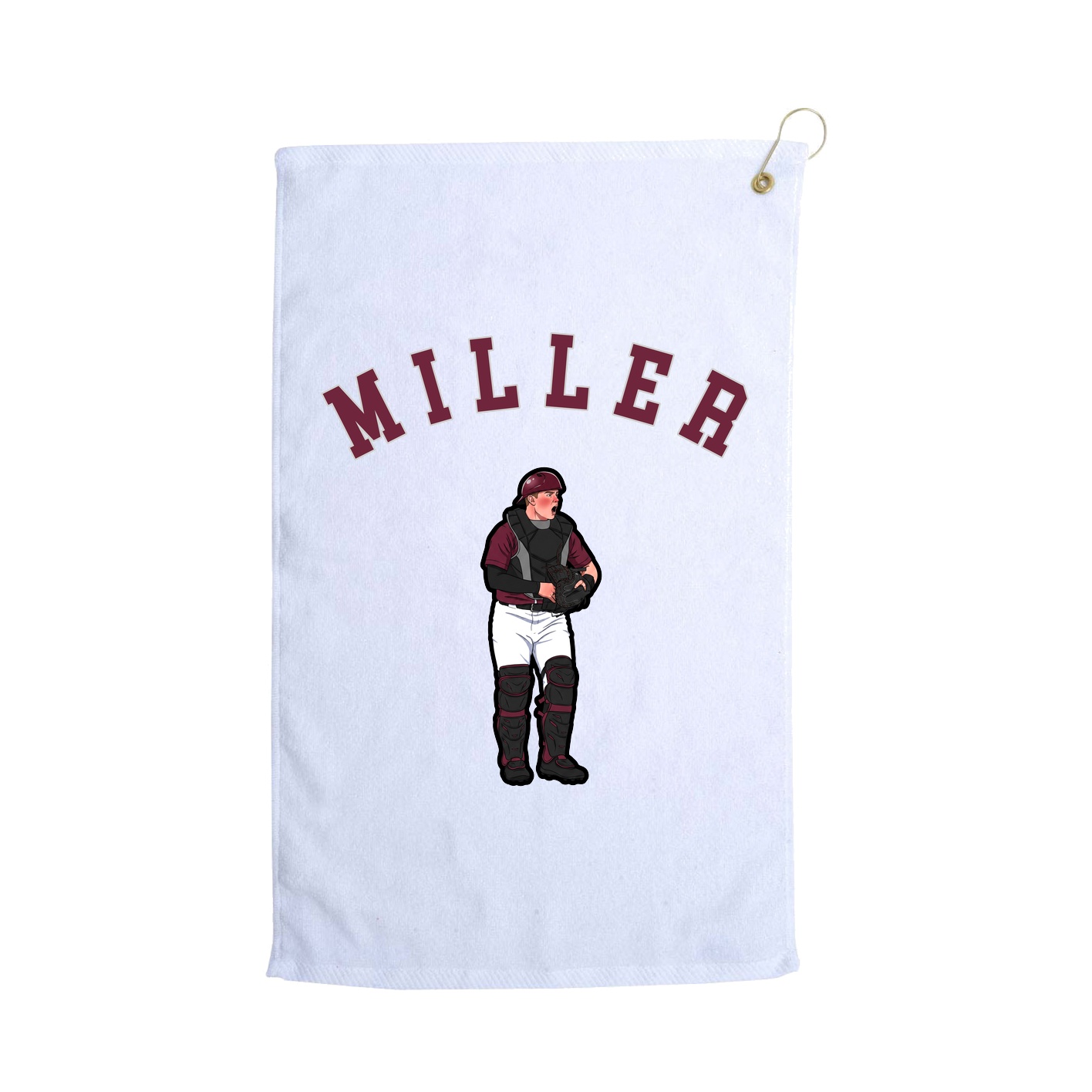 Golf Towel — Shirsey Arch in White