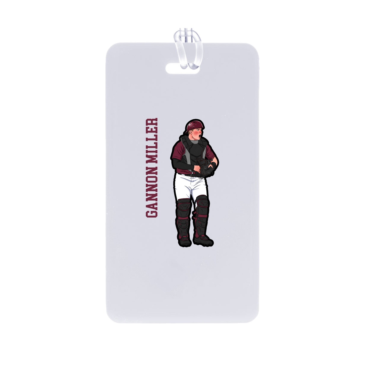 Bag Tag — Name Vertical in Classic