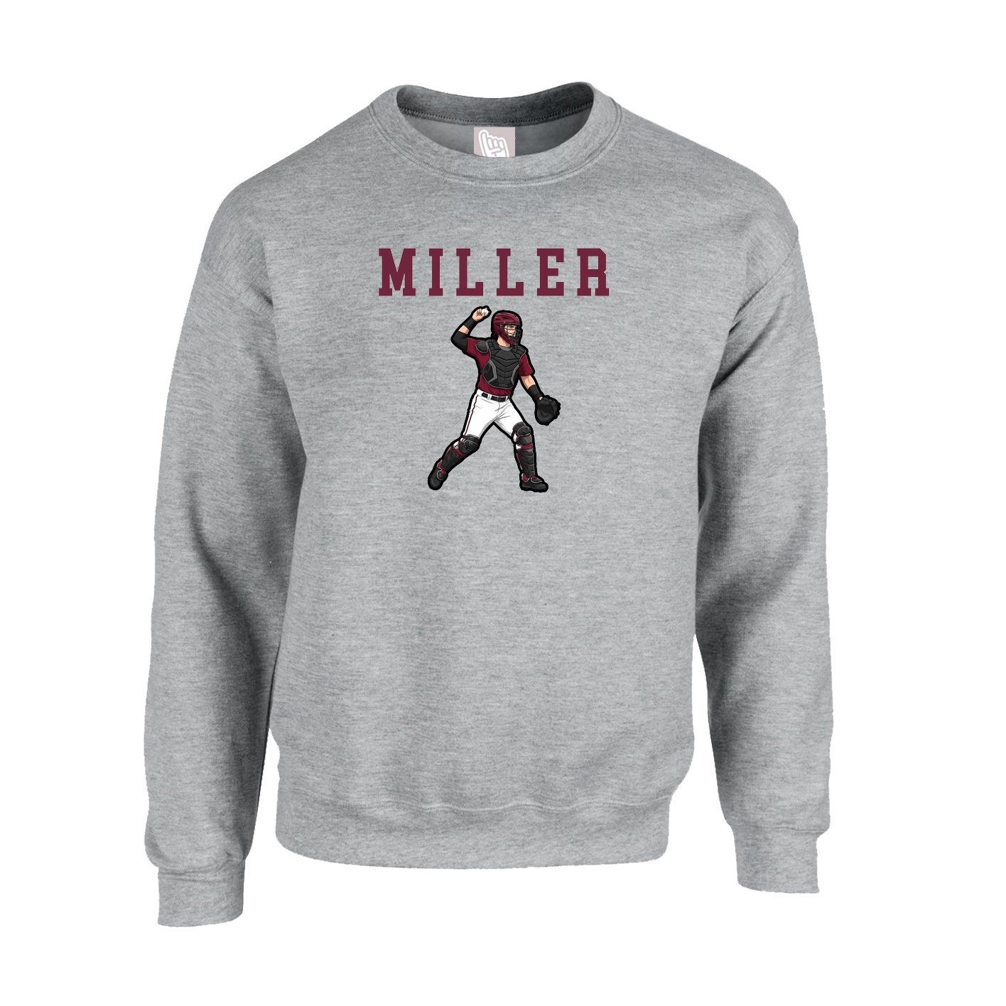 Fleece Crew — Shirsey in Grey