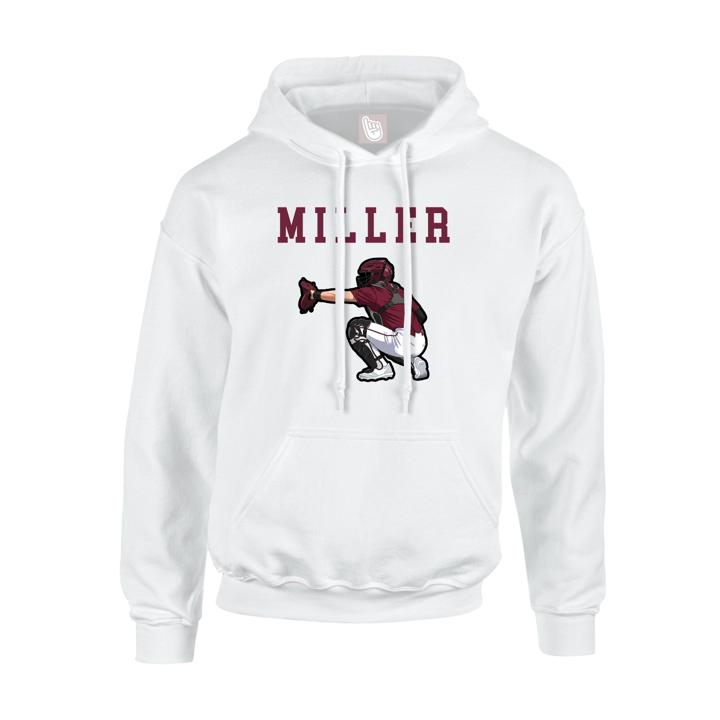 Hoodie — Shirsey in White