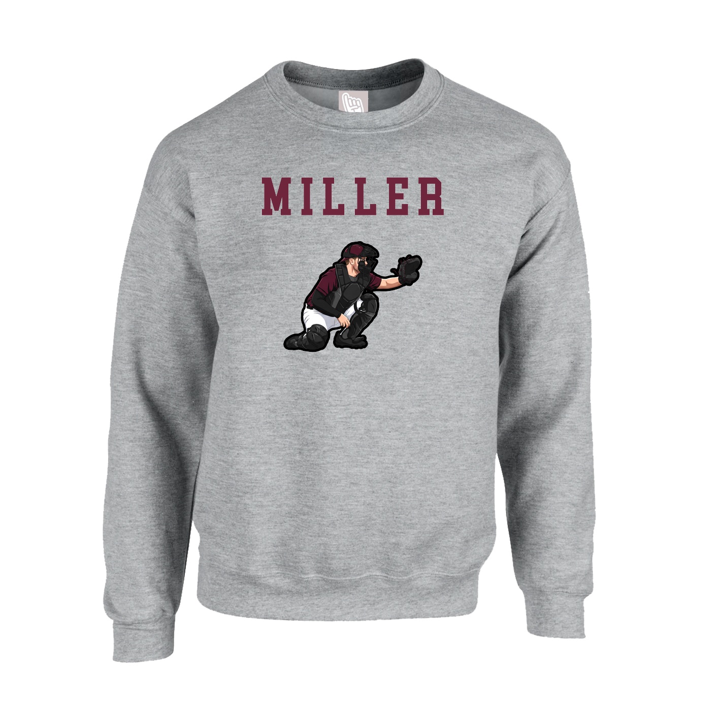 Fleece Crew — Shirsey in Grey