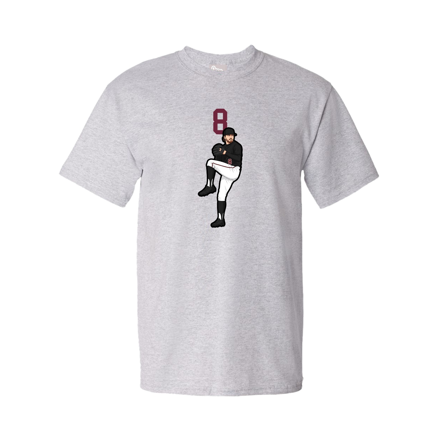 Tee — Number Top in Grey