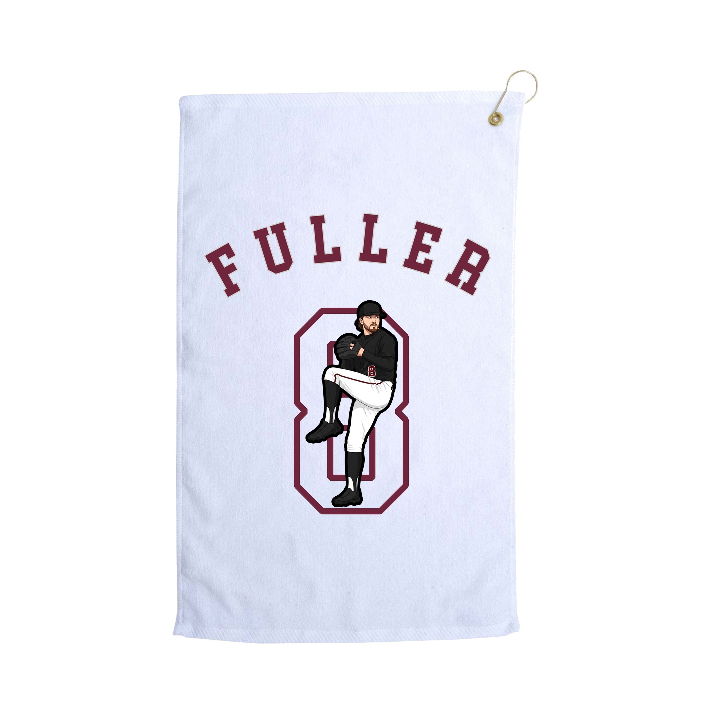 Golf Towel — Shirsey Arch in White