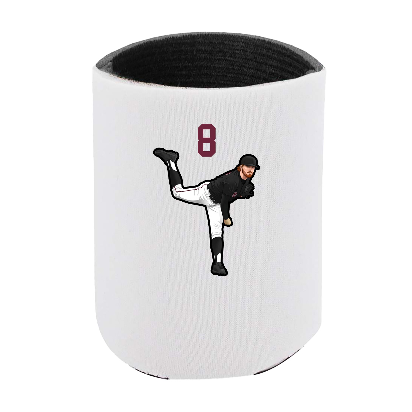 Can Holder — Number Top in White