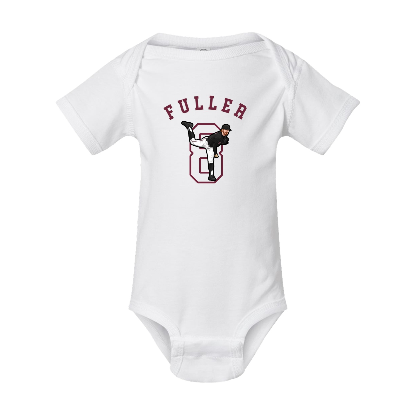Baby Onesie — Shirsey Arch in White