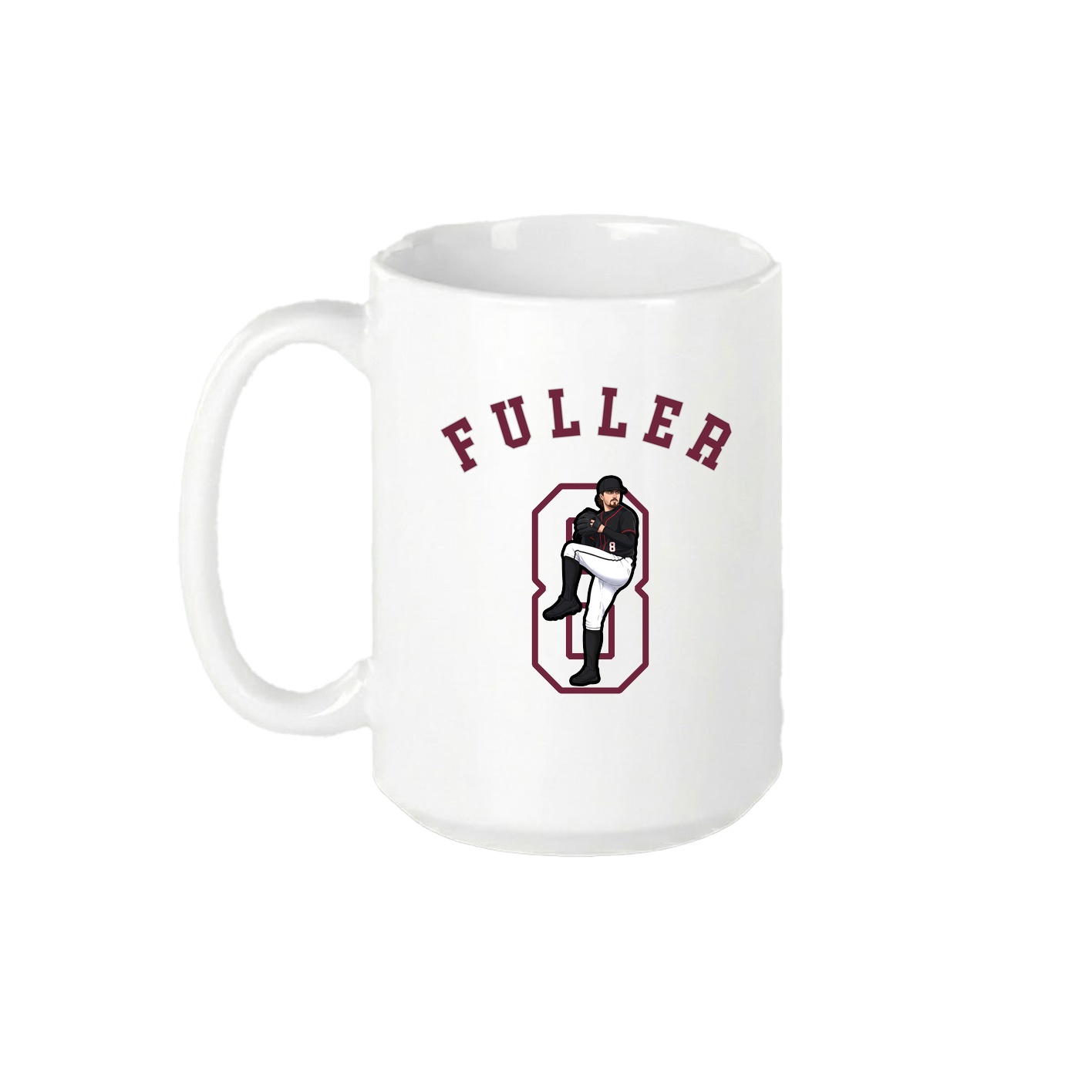 15oz Coffee Mug — Shirsey Arch in White