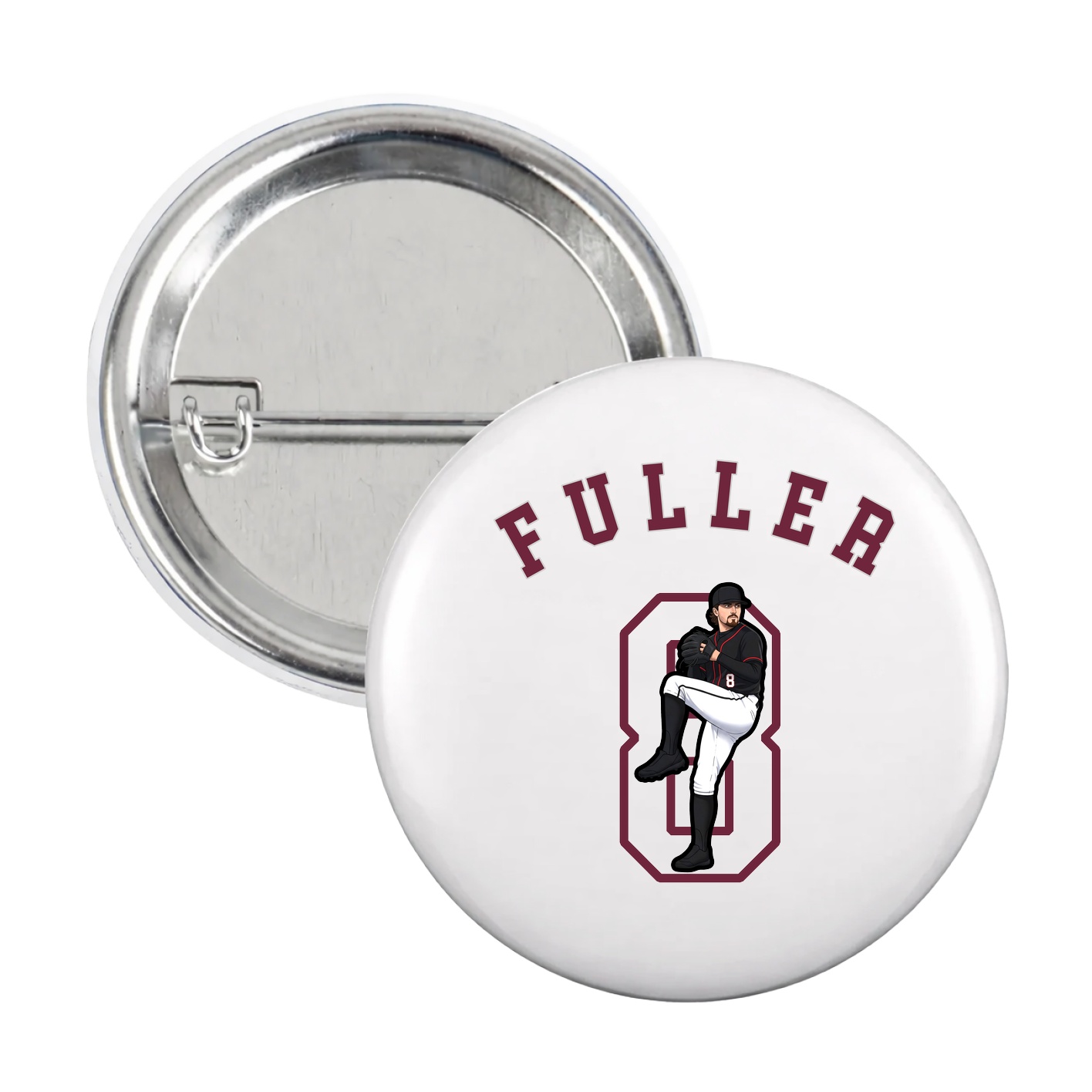 Game Day Button — Shirsey Arch in White