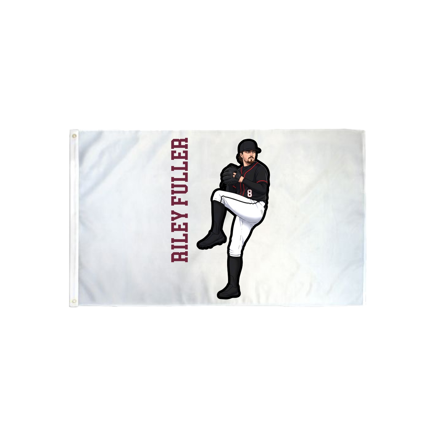 3x5 Flag — Name Vertical in Classic