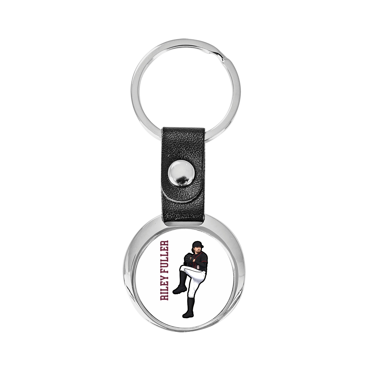 Key Chain — Name Vertical in Classic