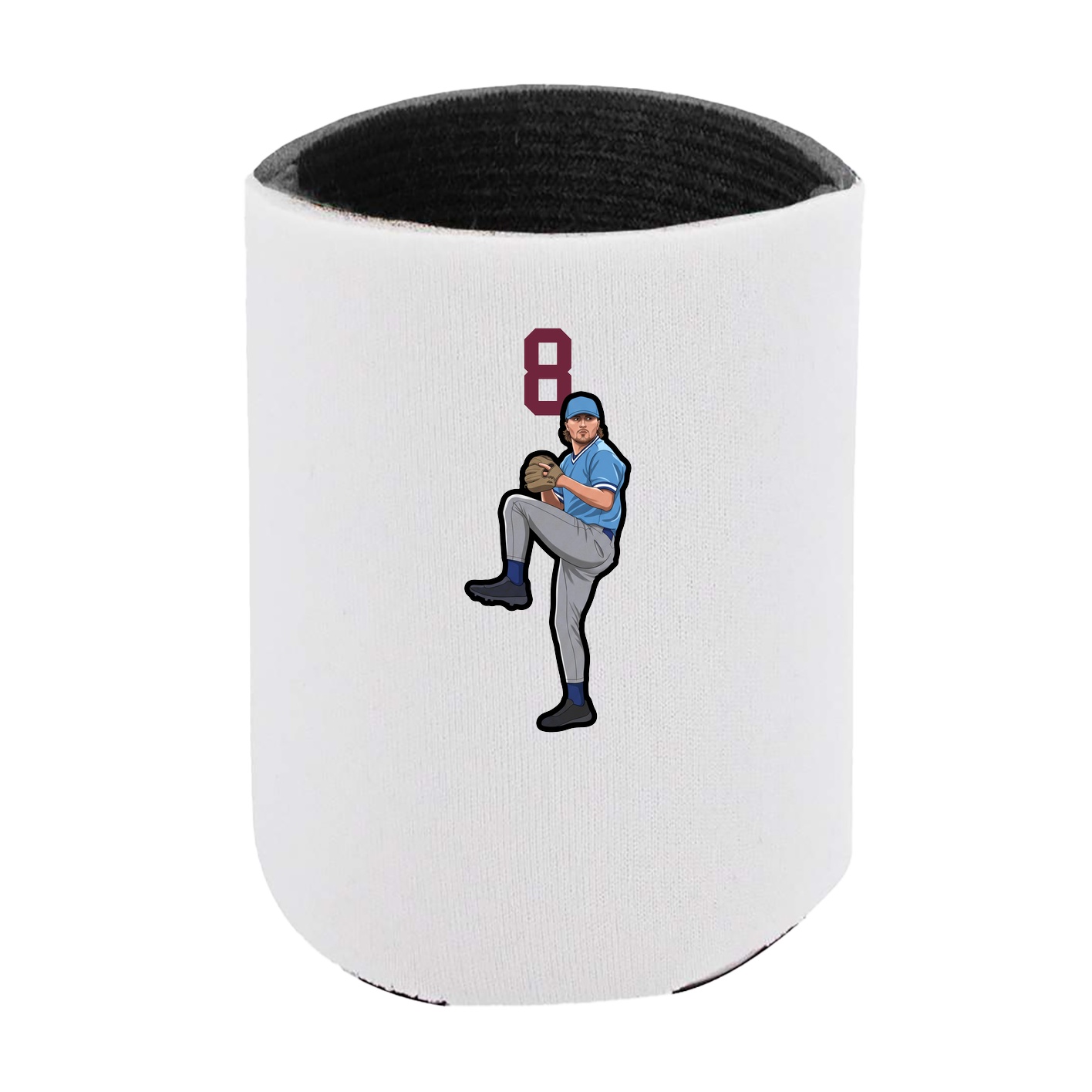 Can Holder — Number Top in White
