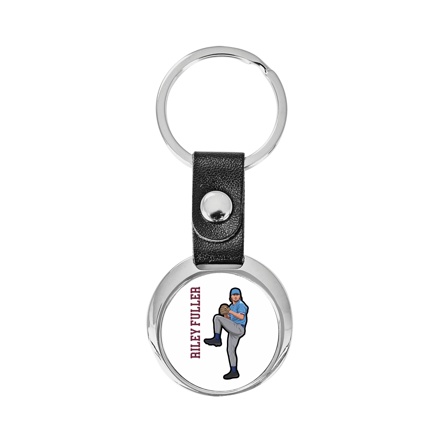 Key Chain — Name Vertical in Classic