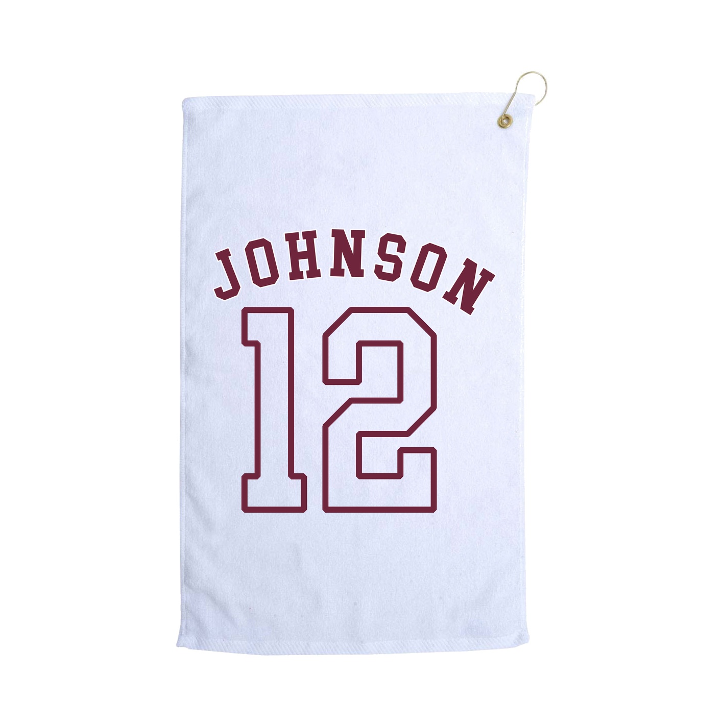 Golf Towel — Shirsey Arch in White