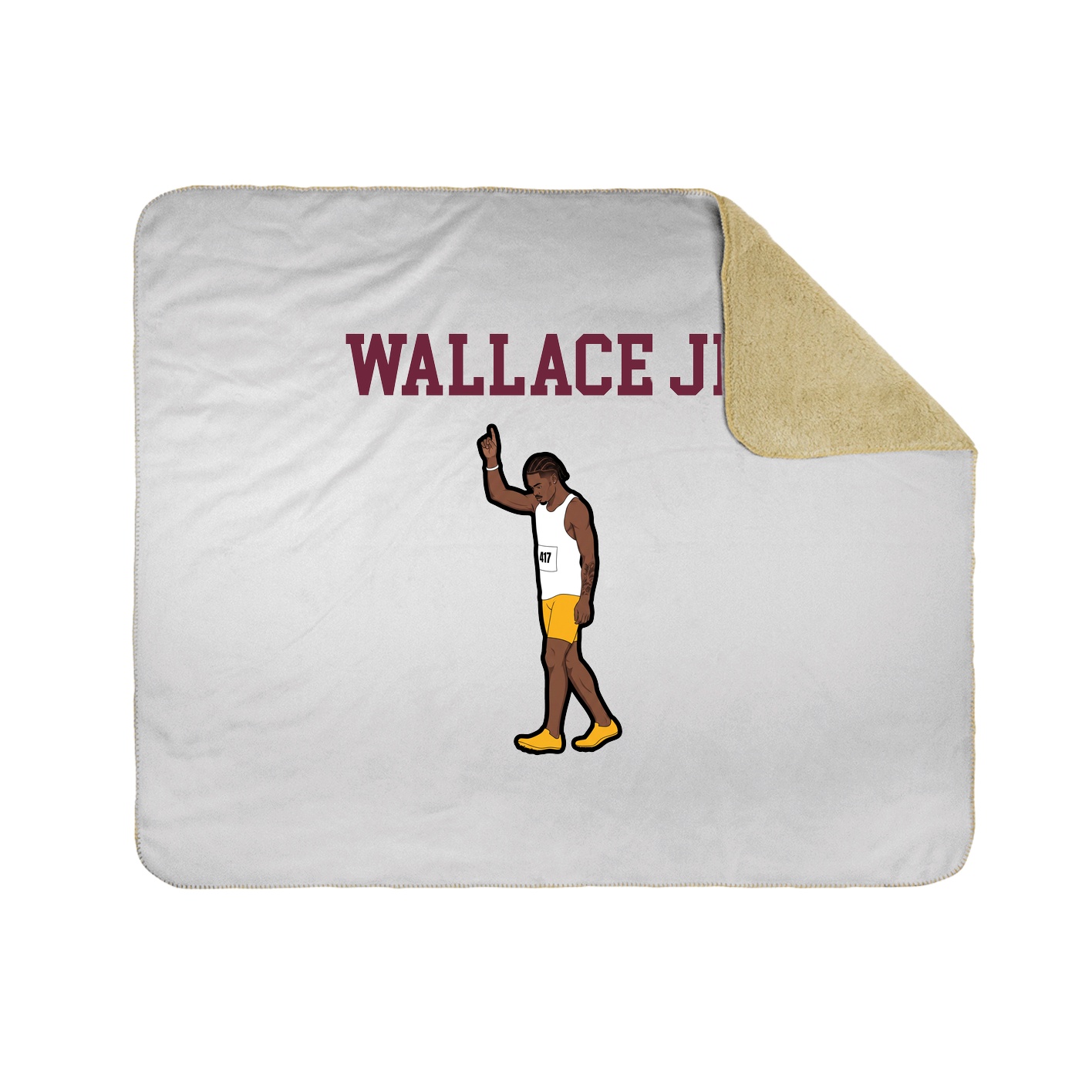 Throw Blanket — Shirsey in White