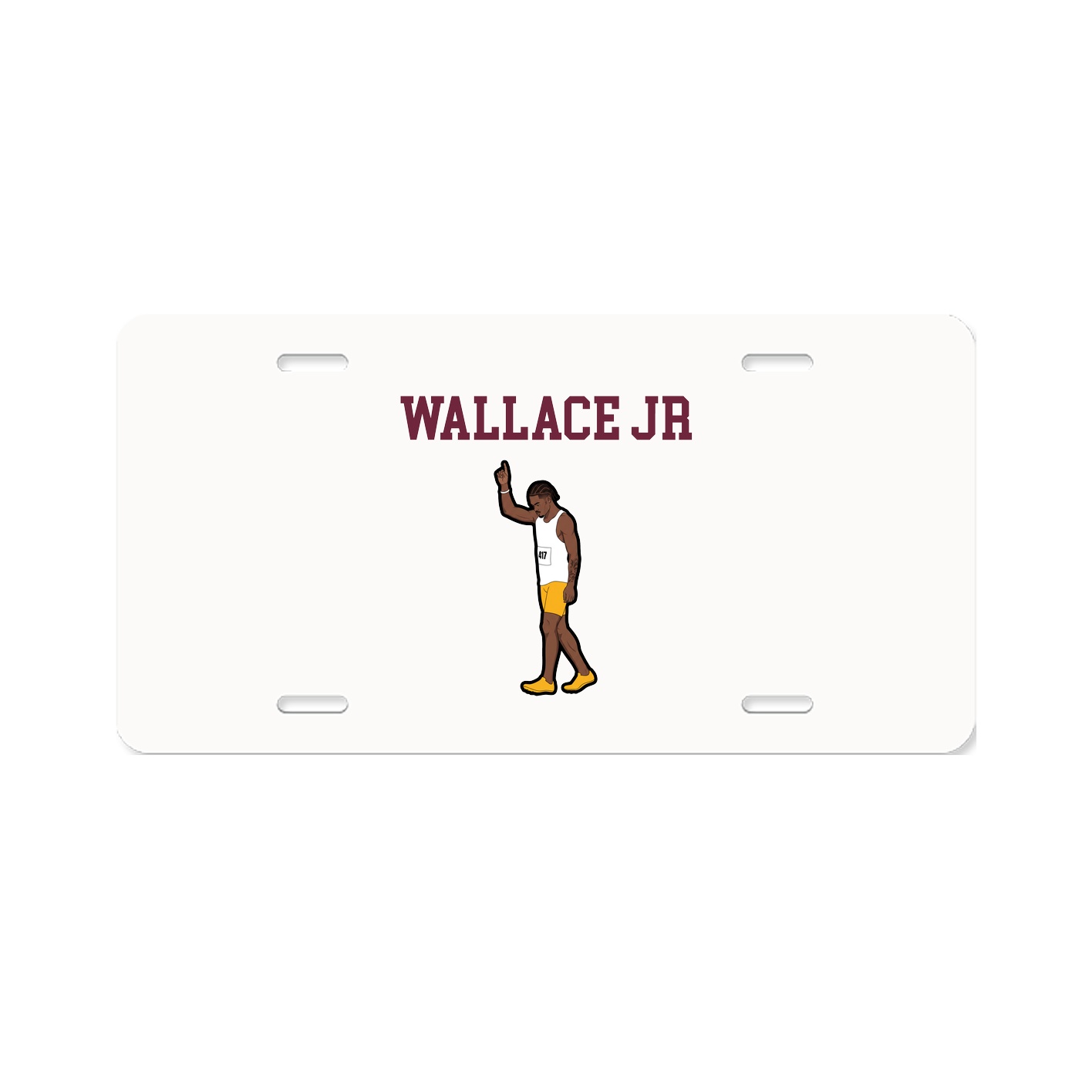 License Plate — Shirsey in Classic