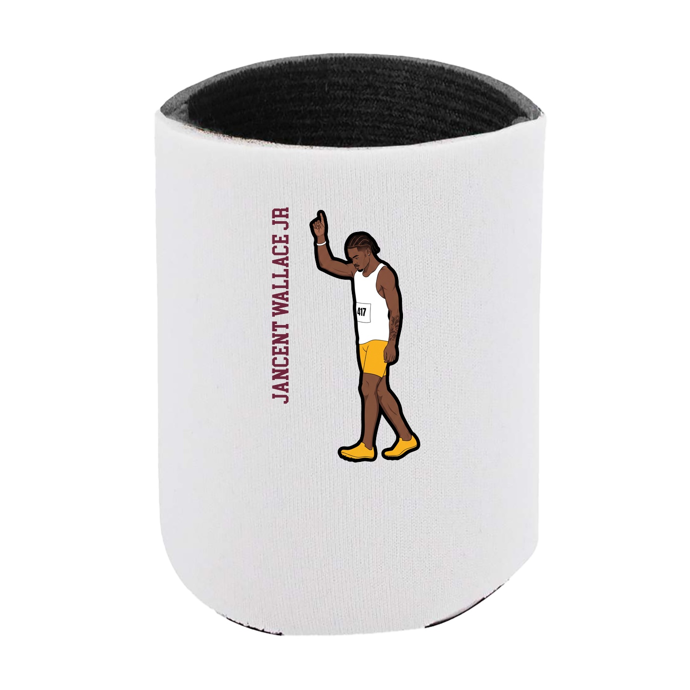 Can Holder — Name Vertical in White
