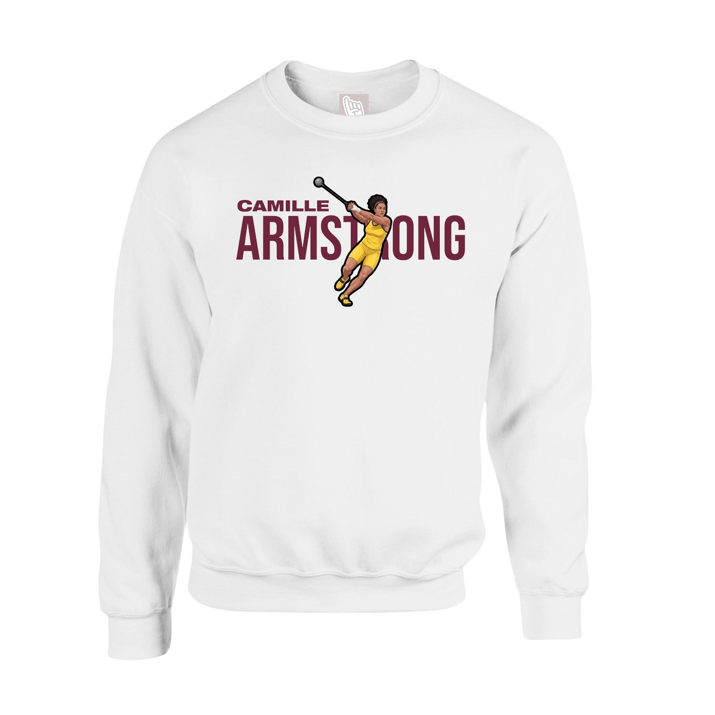 Fleece Crew — Player Name in White