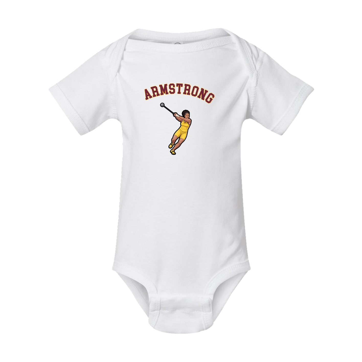 Baby Onesie — Shirsey Arch in White