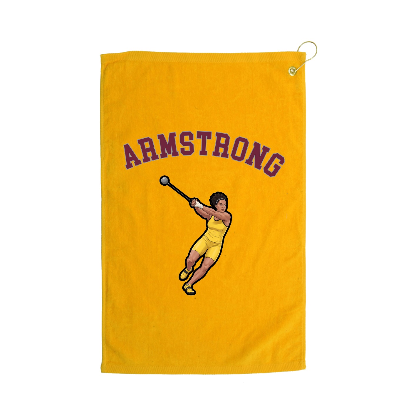 Golf Towel — Shirsey Arch in Gold