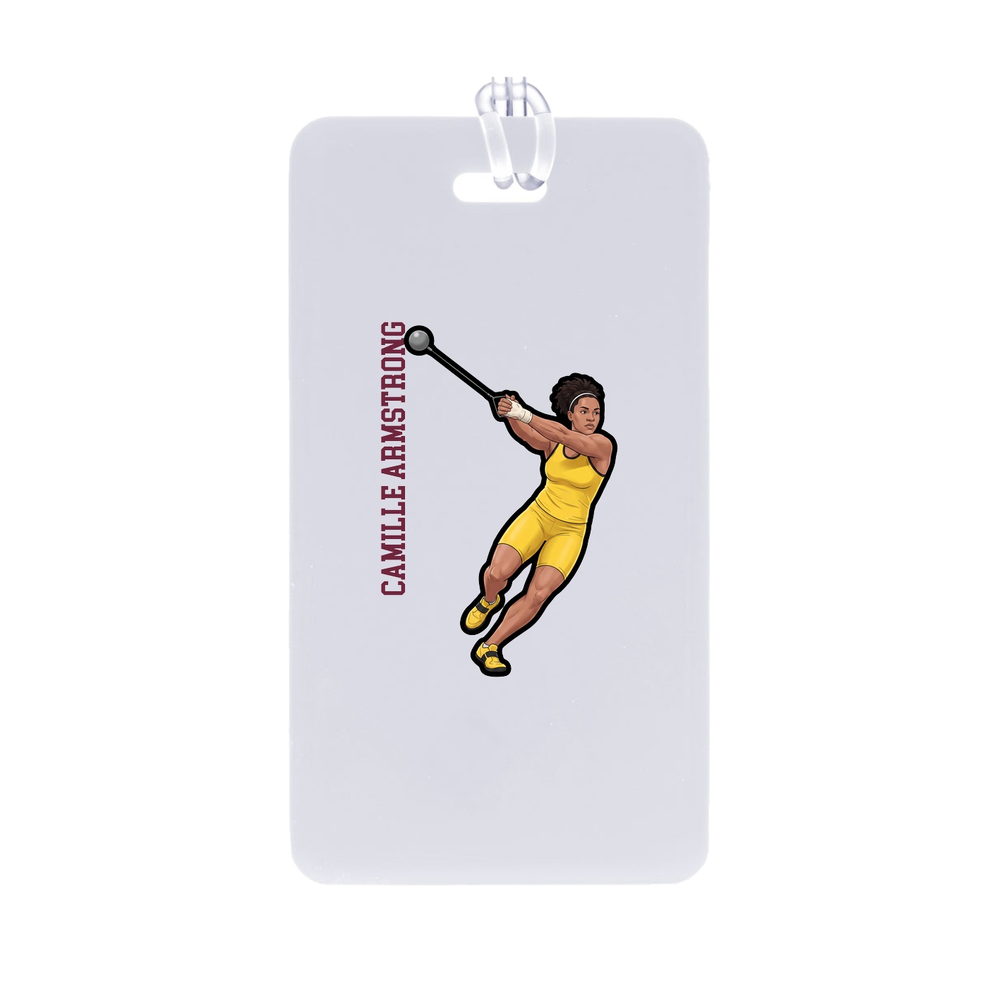 Bag Tag — Name Vertical in Classic
