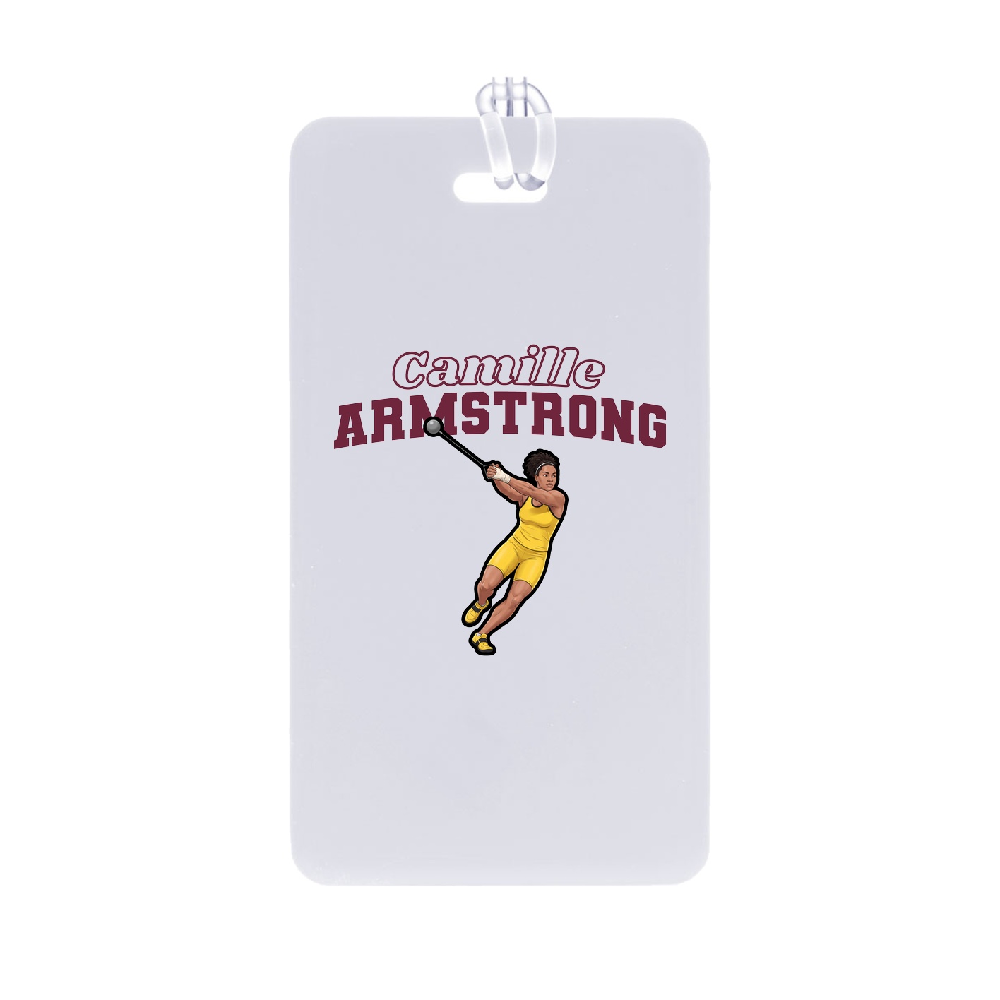 Bag Tag — Name Arch in Classic