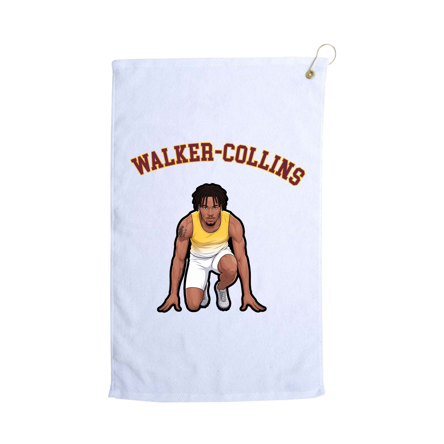 Golf Towel — Shirsey Arch in White