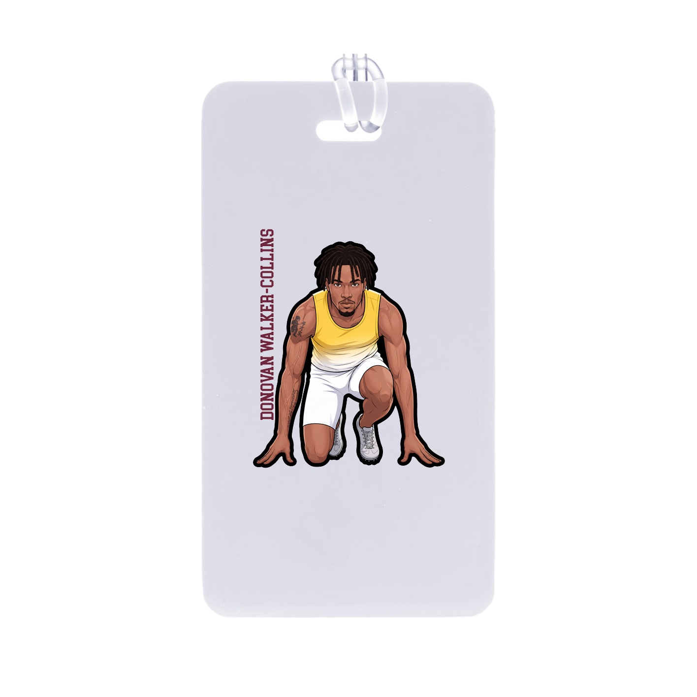 Bag Tag — Name Vertical in Classic
