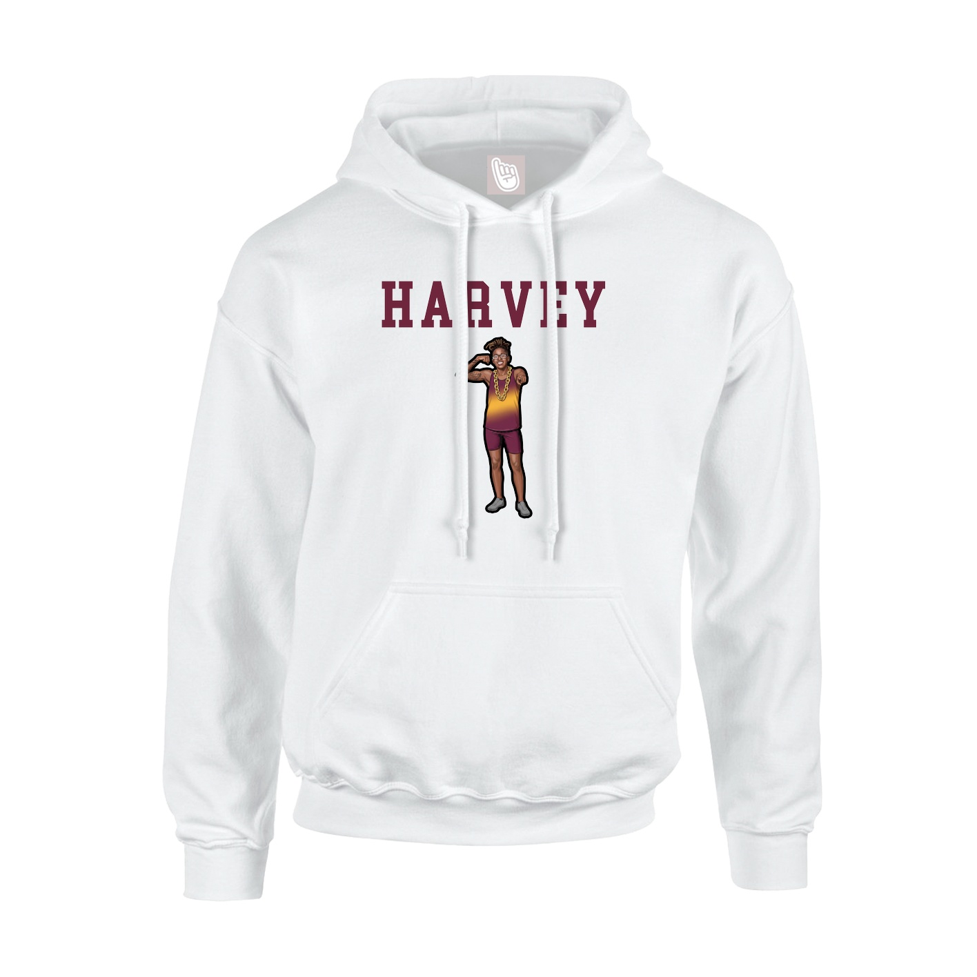 Youth Hoodie — Shirsey in White